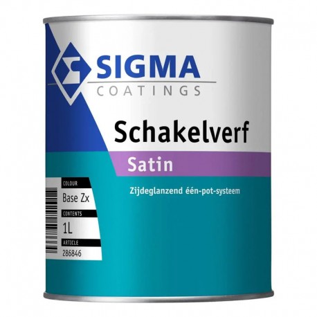 Sigma schakelverf satin